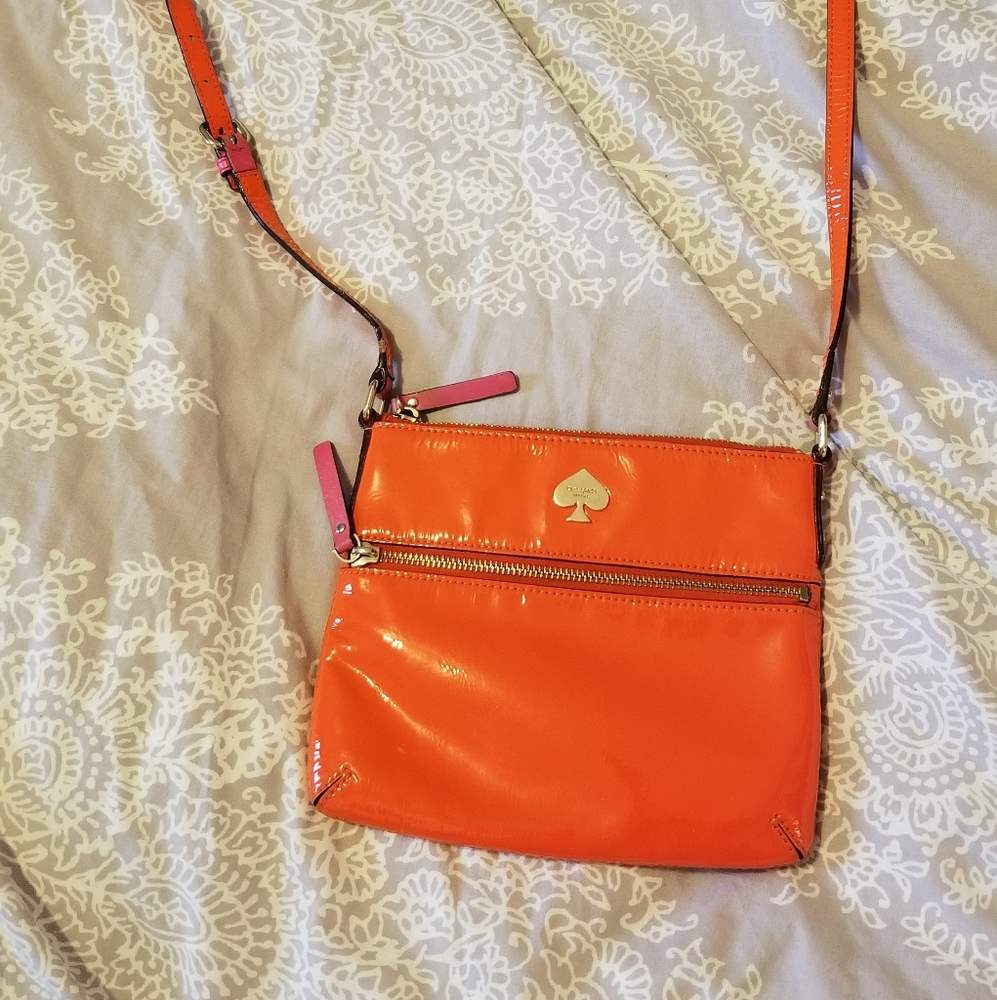 Kate Spade patent leather crossbody bag